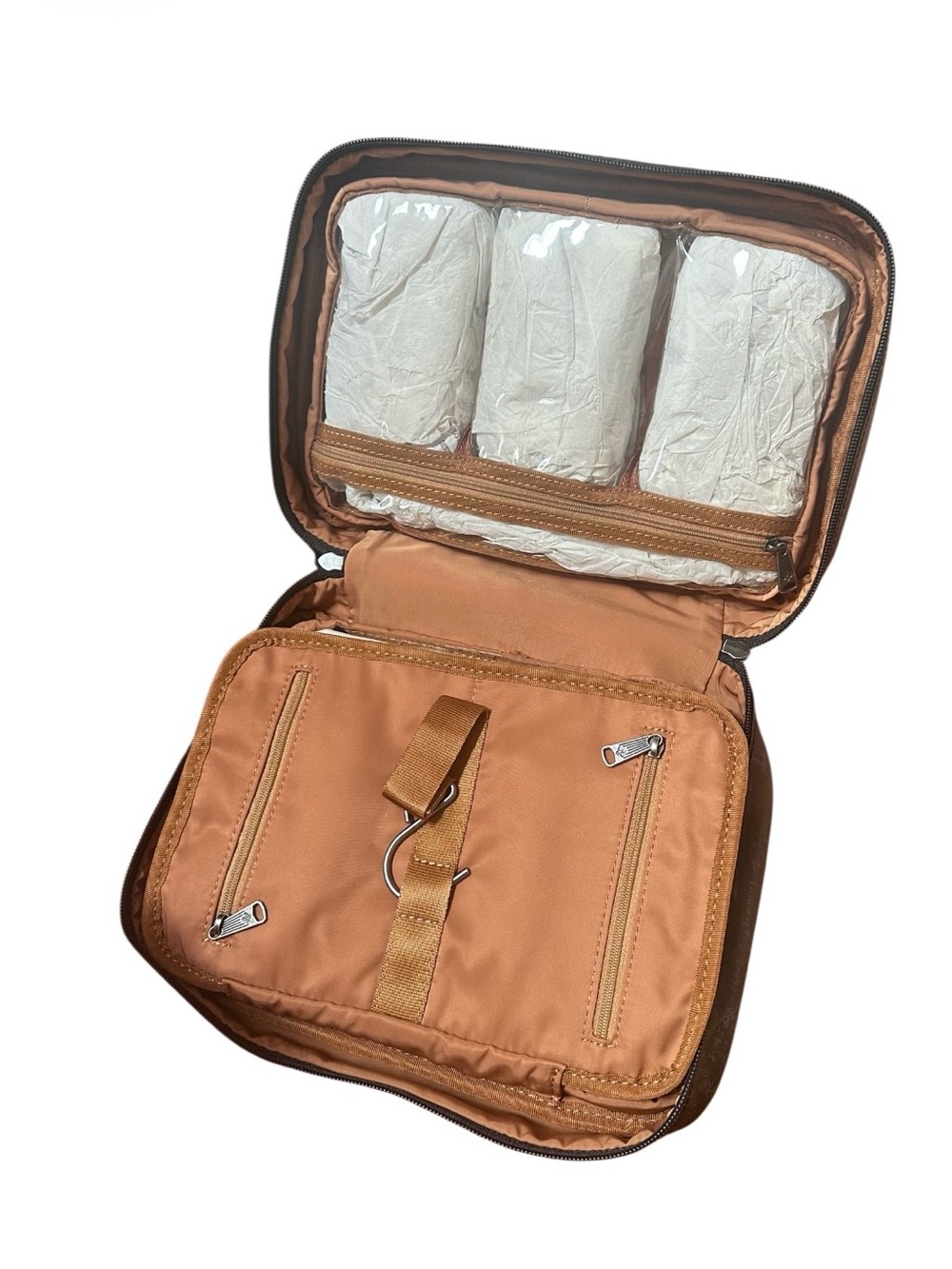 Patricia Nash Hanging Travel Case Organizer Black Map Gym Overnight NWT - Picture 5 of 12